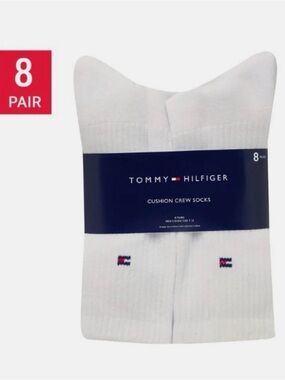 🌴Tommy Hilfiger Men’s Cushion Crew Socks Size 7-12
